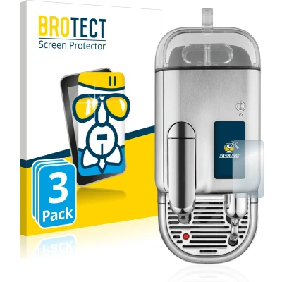 Afbeelding van BROTECT Glas Screen Protector voor Sage Nespresso Creatista Pro (3 Stuks) Schermbeschermer [9H Hardheid, Beschermglas Folie niet Gehard Glas]