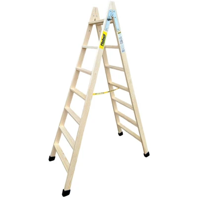 Afbeelding van Inklapbare ladder Plabell BLD 7 Hout 190 cm