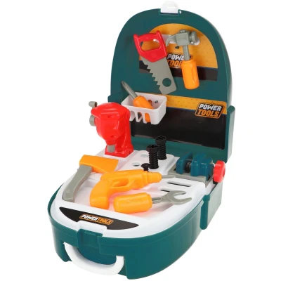 Afbeelding van Toy Toys Toi Power Tools Gereedschapset in rugzak 21 delig (38424A)