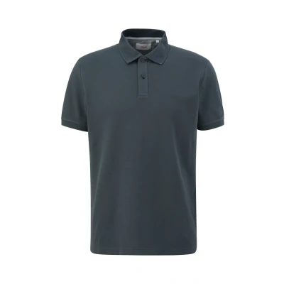 Afbeelding van s.Oliver Polo Maat XXL 9581 GREY/BLACK