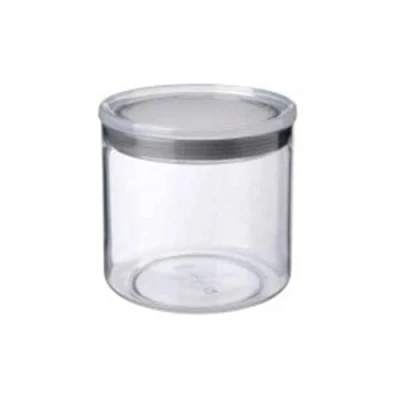Afbeelding van Tatay Keukendoos, 1 l inhoud, luchtdicht, BPA vrij, vaatwasmachinebestendig, transparant ​​​grijs. Afmetingen 12,5 x cm