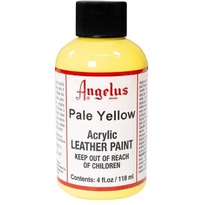 Afbeelding van Angelus leerverf Pastel Geel 118ml