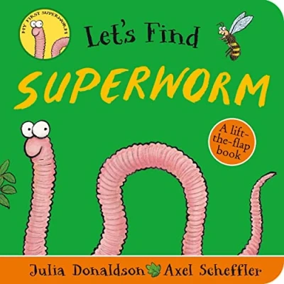 Afbeelding van Let&#039;s find Superworm an exciting search and book with soft felt flaps