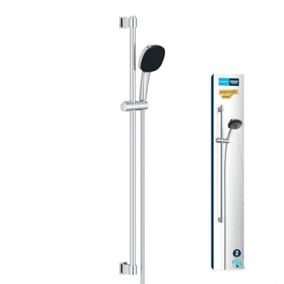 Afbeelding van GROHE 26931001 Vitalio Comfort 110 II shw rail set 900 douchestangset 2 straalsoorten (regen, jet), chroom, 90 cm stangset