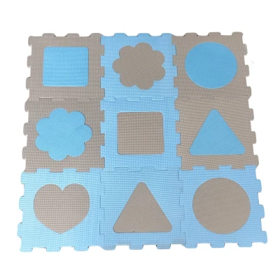 Afbeelding van Vloerpuzzel set van 9 sts Roze