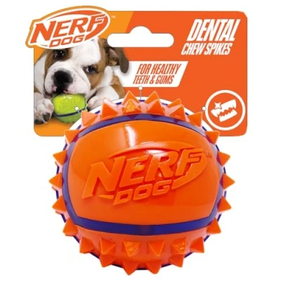 Afbeelding van Nerf Hond Twee Toon TPR Spike Ball, Groot