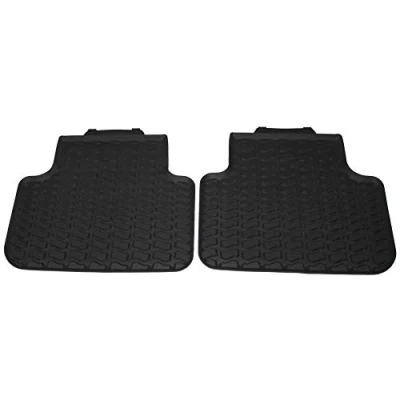 Afbeelding van Audi 4M1061512A041 rubberen vloermatten achter 2 x matten voor alle weersomstandigheden, zwart, zonder drukknopbevestiging