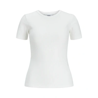 Afbeelding van JJXX Jxfrankie Tshirt basic, Dames, Maat: Large, Bright white