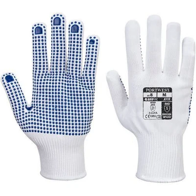 Afbeelding van Nylon Polka dot Handschoen maat XXL, WhBlu