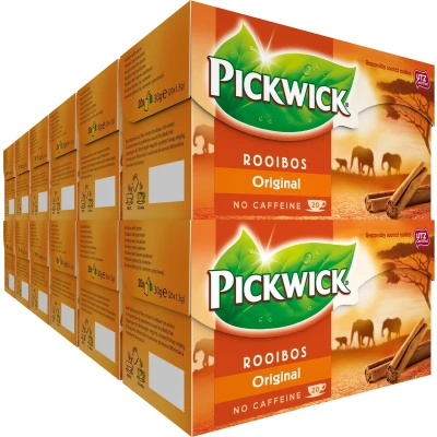 Afbeelding van 12x Pickwick Thee Rooibos 20 stuks
