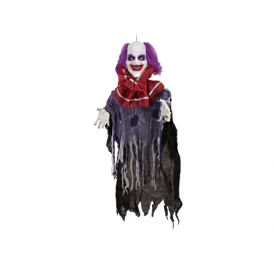Afbeelding van EUROPALMS Halloween Figure Clown Robby, animated, 120cm