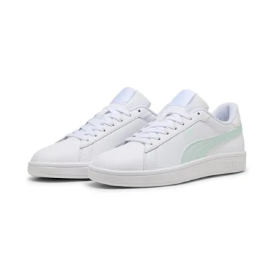 Afbeelding van Puma Unisex Smash 3.0 L Sneaker, Wit vreedzaam Blauw, 8 UK, Vredig 42 EU