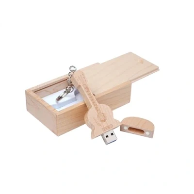 Afbeelding van Esdoornhout 3.0/32GB Esdoorn Hout Gitaar USB Stick