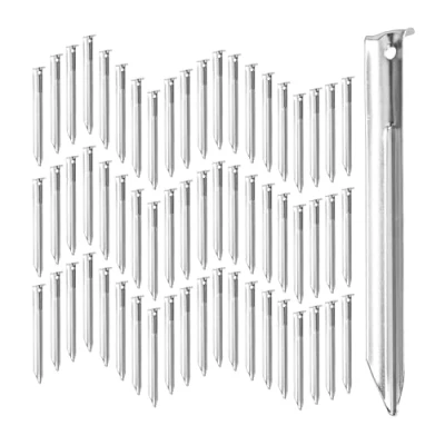 Afbeelding van Relaxdays tentharing 20 stuks haring staal 18 cm hoekharing V vorm tentspijker