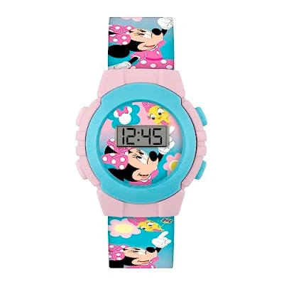 Afbeelding van Minnie Disney Mouse Veelkleurig Digitaal Horloge MN4443, Meerkleurig, riem