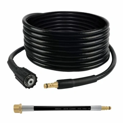 Afbeelding van Fai Top 15M 49FT 2320PSI Hogedrukreiniger Slang Buis Waterpijp Reiniging Vervanging voor Karcher M22 Schroefdraad en C Clip Type Model