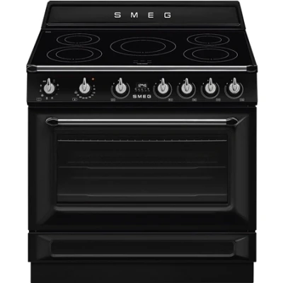 Afbeelding van Smeg TR90IMBL Inductie fornuis Zwart