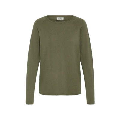 Afbeelding van Oxmo Trui, Dames, Maat: Large, Dusty olive