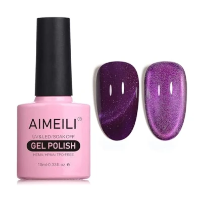 Afbeelding van AIMEILI Hema Free Cat Eye Gel Nagellak UV LED Gellack Soak Off Vegan Cruelty Polish 10ml (746)