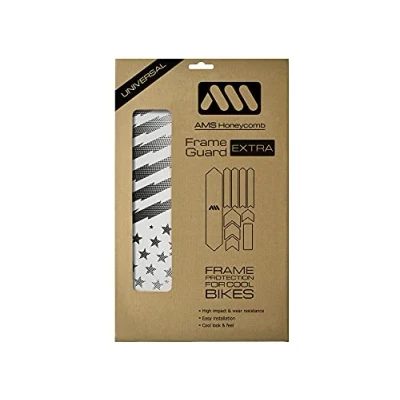 Afbeelding van All Mountain Style Honeycomb Frame Guard Extra Stickers Grijs
