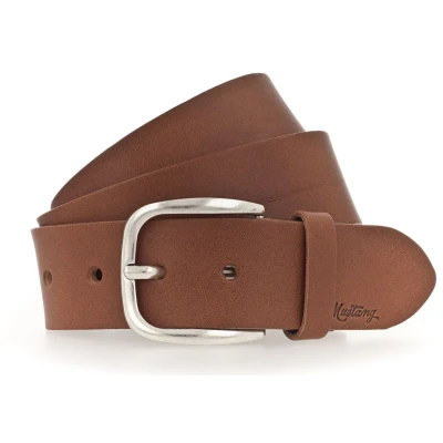 Afbeelding van MUSTANG Leren riem Classic Women Leather Belt W110 Cognac bruine