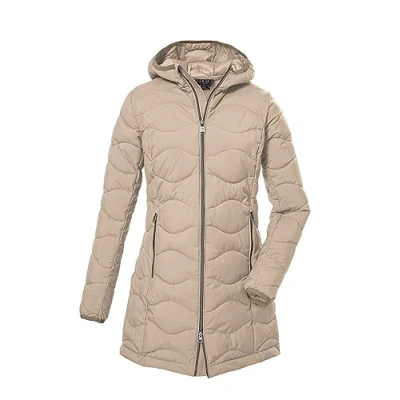 Afbeelding van G.I.G.A. DX Dames Gewatteerde parka met capuchon/functionele in donslook GW 20 WMN QLTD PRK, light beige, 34, 39844 000