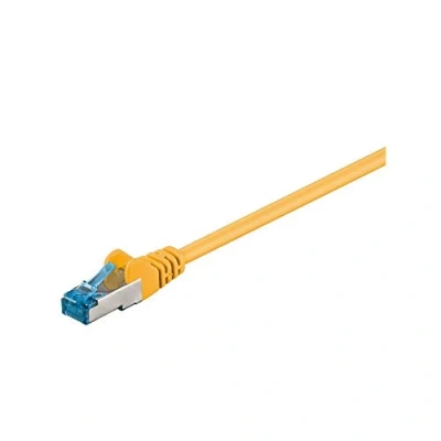 Afbeelding van S/FTP CAT6a 10 Gigabit netwerkkabel / geel LSZH 7,5 meter