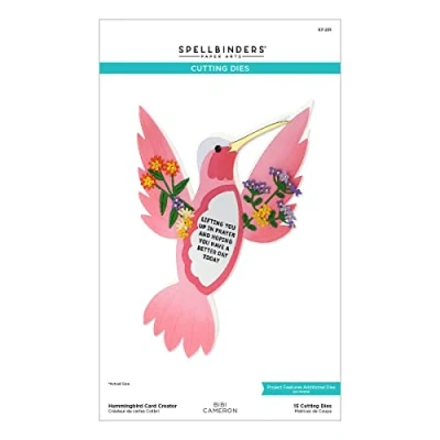 Afbeelding van Spellbinders Hummingbird Card Creator Etched Dies (S7 231) (DISCONTINUED)