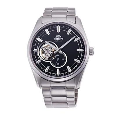 Afbeelding van Orient Herenhorloge, analoog, automatisch, met roestvrij stalen armband RA AR0002B10B, zilver zwart,