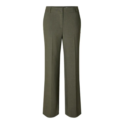 Afbeelding van Selected Femme Slfrita WIDE PANT Broek, Dames, Maat: 34, Kalamata