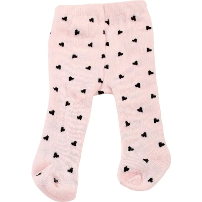 Afbeelding van Götz poppenmaillot hartjes roze m en xl