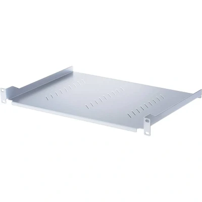 Afbeelding van Intellinet 710947 19 inch Apparaatbodem voor patchkast 2 HE Vast inbouw Geschikt kastdiepte: vanaf 450 mm Grijs wit (RAL 7035)
