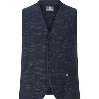 Afbeelding van Jan Vanderstorm gemêleerd gilet Plus Size AHLMANN donkerblauw
