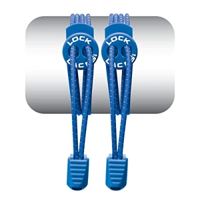 Afbeelding van Lock Laces elastische veters blauw one size