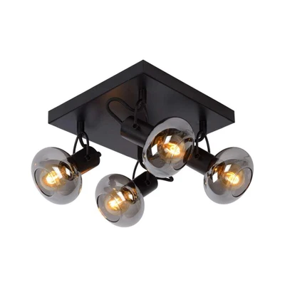 Afbeelding van Lucide Madee plafondspot 4xE14 zwart