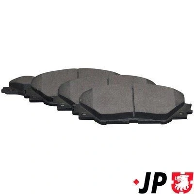 Afbeelding van JP GROUP 4863601410 Remblokkenset Vooras Niet geschikt voor slijtage waarschuwingscontact TOYOTA: Auris Hatchback, Yaris III Hatchback