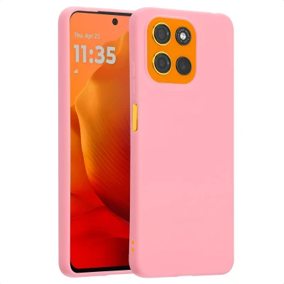 Afbeelding van Motorola Moto G15 Power Hoesje Siliconen en TPU (zacht) imoshion Softcase/Backcover Roze Telefoonhoesje