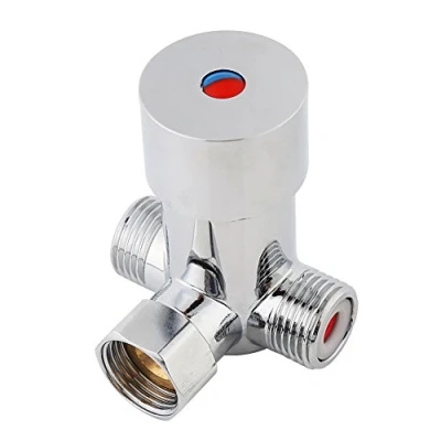 Afbeelding van G1 / 2 Mengkraan Voor Warm En Koud Water Messing Thermostaatkraan Automatische Kraan