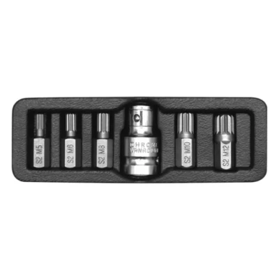 Afbeelding van Yato YT Spline Bits Set 6 PCS 1/5,1 cm Adapter (yt 0414)