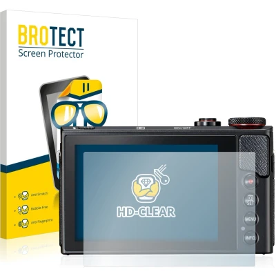 Afbeelding van BROTECT Screenprotector voor Canon PowerShot G9 X Mark II Folie Beschermfolie transparant (2 Stuks)