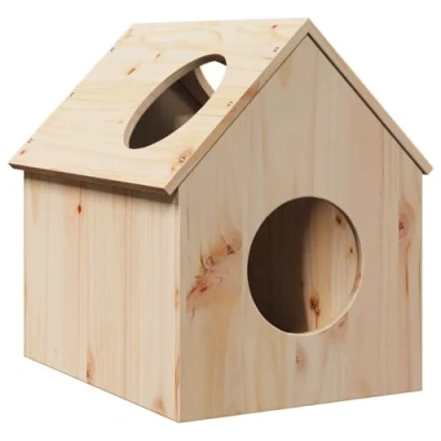 Afbeelding van Kattenhuis 41x50x50 cm massief grenenhout