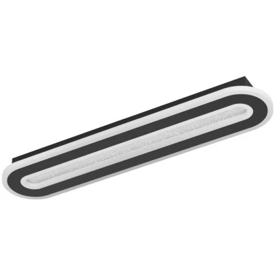 Afbeelding van EGLO Macchioni Plafonnière LED Staal;Kunststof Zwart;Wit