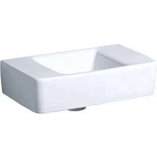 Afbeelding van Geberit renova plan fontein 1x waskom keramiek vuilafstotend 400 x 250 150mm bxdxh wit 272141600
