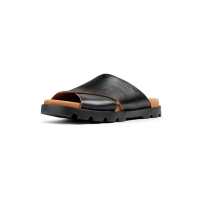 Afbeelding van CAMPER Heren Brutus K100775 X Strap sandaal, Zwart 014, 43 EU, EU