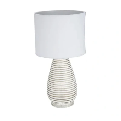 Afbeelding van Bureaulamp Versa Duna Linnen Keramisch 40 W 22 x 43,5 cm