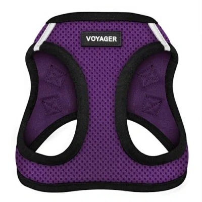 Afbeelding van Voyager Step in Air Hondentuig Instapharnas van mesh voor alle weersomstandigheden kleine en middelgrote honden Best Pet Supplies Harnas (Paars/zwarte trim), Small