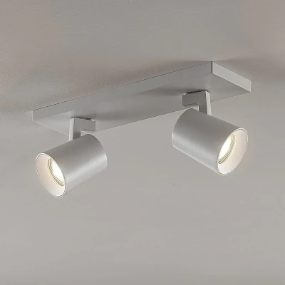 Afbeelding van Arcchio buitenspot 2lichts aluminium H: 11.2 cm GU10 wit
