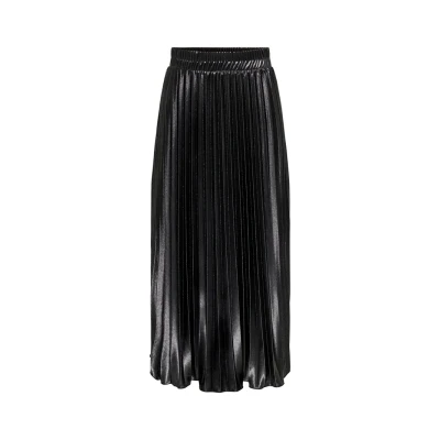 Afbeelding van ONLLYON Pleated Shine Rok JRS, zwart, M