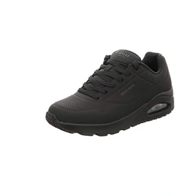 Afbeelding van Skechers Uno Stand On Air heren Trainers Laag top, Black Durabuck Trim, 45.5 EU