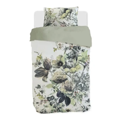 Afbeelding van M.M Linen Etoile Dekbedovertrek Eenpersoons 140x200/220 cm Wit